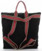 Kožené kabelka shopper bag Vittoria Gotti čierna V689746